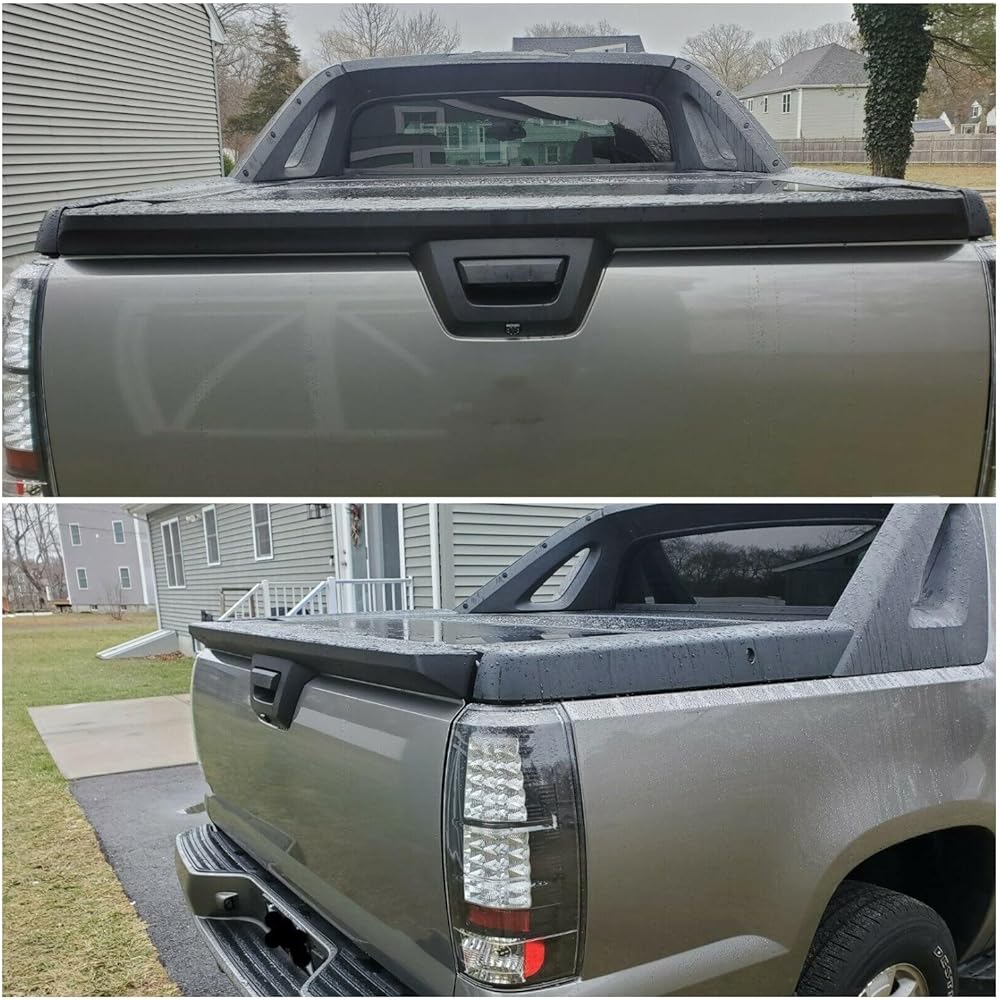 ECOTRIC Tail Gate Cap Cover Top Molding Trim Spoiler 2007-2013 Chevrolet Chevrolet Cadillac Escaled EXT With Camera Hall