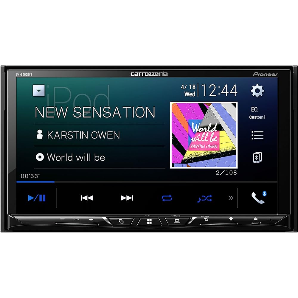 Pioneer Display Audio FH-9400DVS 7 inch 2DIN AppleCarPlay AndroidAuto™ –  Mega Shop Japan