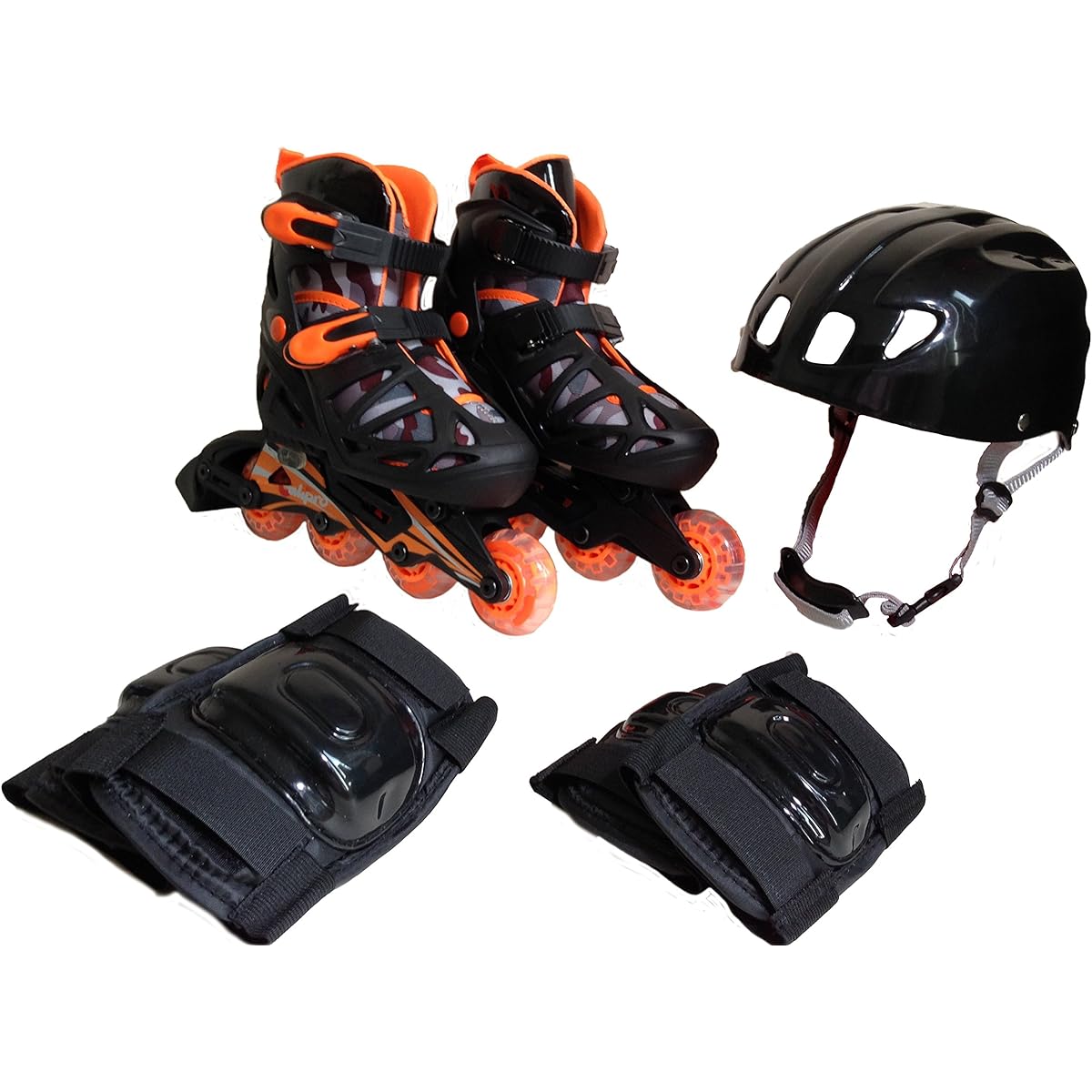 Touhou Kosan Junior Inline Skates & Helmet & Protector Combo Set