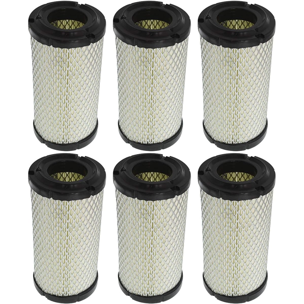 MUNIRATER replacement air filter 6 pieces Pack Kubota BX Series RTV500 RTV900 KTV900 D662 D782 D782 D902