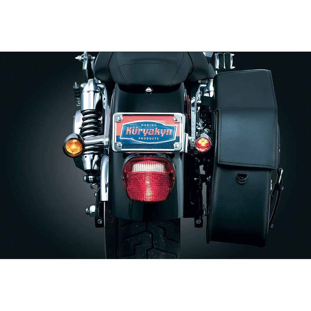 3155 LICENSE PLATE TURN SIGNAL RELOCATION MOUNT FOR USE W/EDGE SADDLEBAGS CLEARKIN