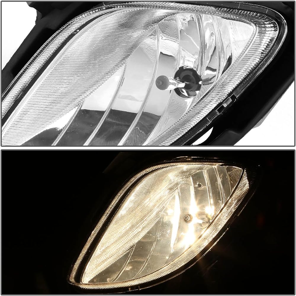 DNA Motoring FL-ZTL-130-CH Fog Lump Switch Driver & Enhance visibility on the passenger side [10-12 Coupe compatible]