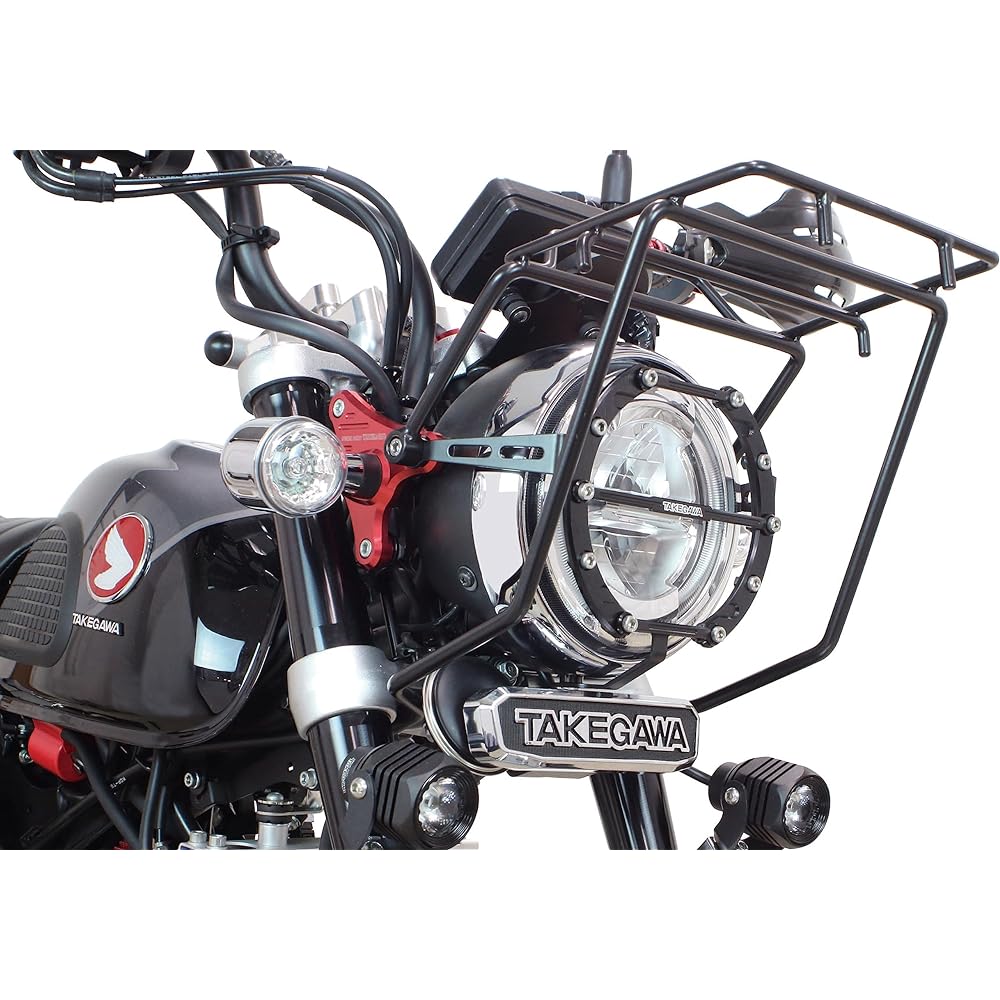Special parts TAKEGAWA headlight guard (billet/black) Monkey 125/Dax 125/CT125 09-09-0087