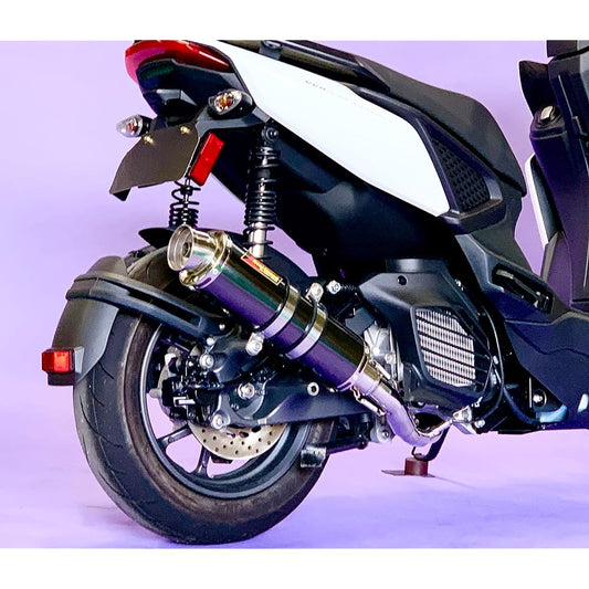 Realspeed Yamaha X FORCE (8BK-SG79J) Bike Muffler Cougar Stainless Steel Black Color Muffler X-Force RSP-CGA-213