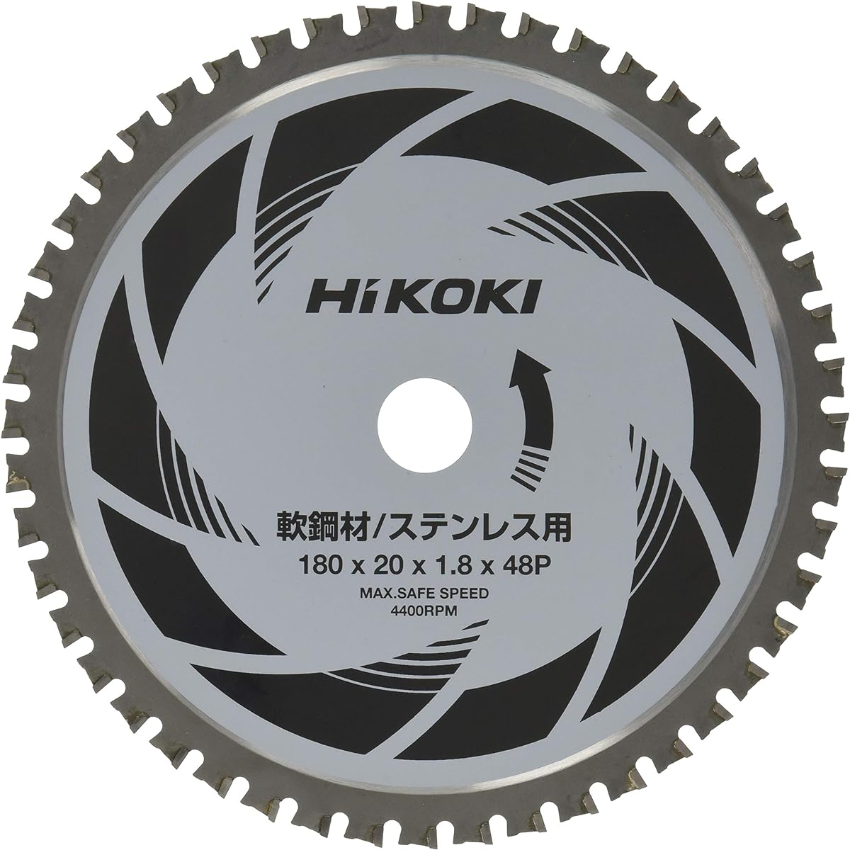 HiKOKI Chip Saw 180mm x 48P (for mild steel/stainless steel) 0040-2523