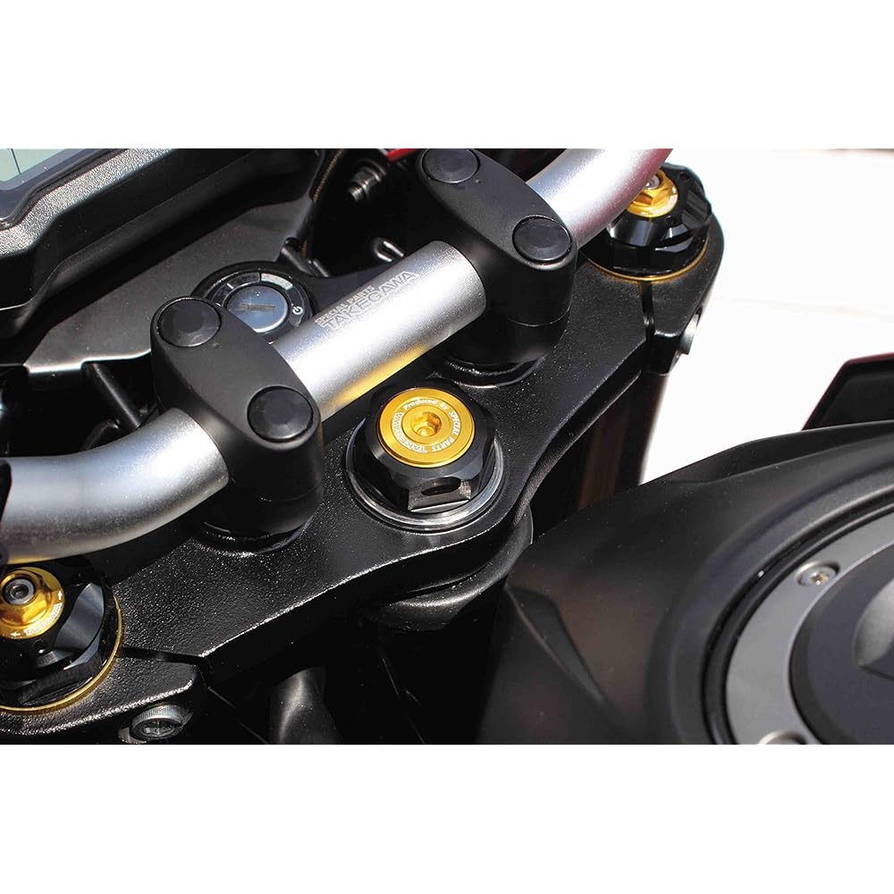 SP Takegawa Stem Nut Black/Gold Grom CBR250R CB400F Zoomer X Z125 Pro etc. 06-02-0087