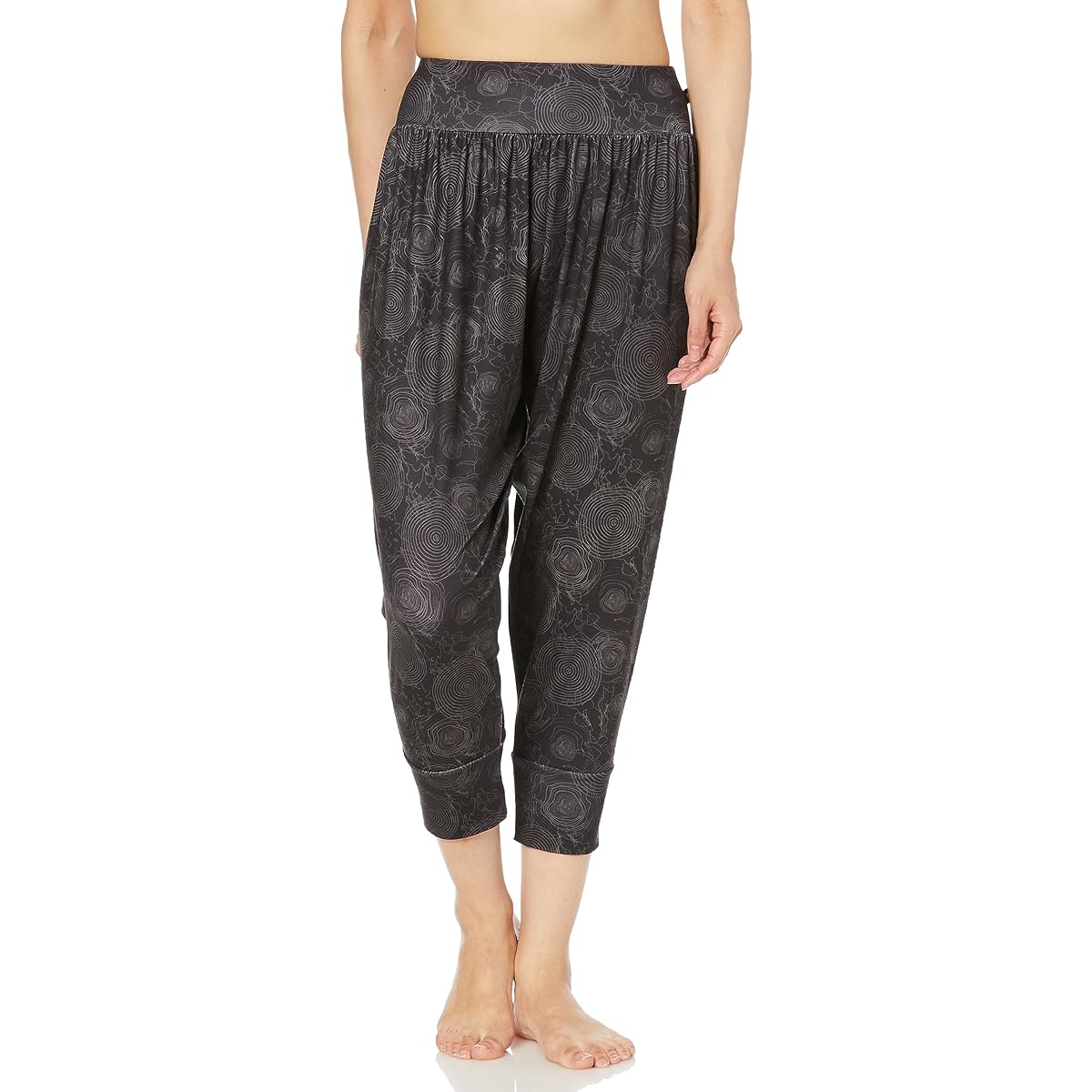[Atsugi] Yoga Pants [Clear Beauty Active (YOGA)] Easy Pants Tree Ring Pattern Sarouel Pants 49304PS Women's