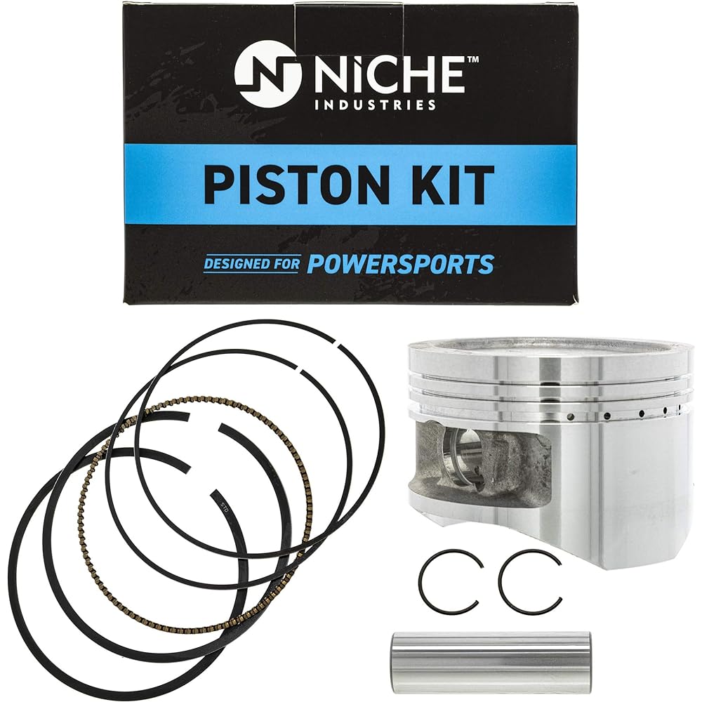 NICHE Piston Wrist Pin Piston Ring Kit Yamaha Kodiak 400 Big Bear 400 4GB-11631-00Y0 4GB-11638-00-00 4GB-11636-00-00