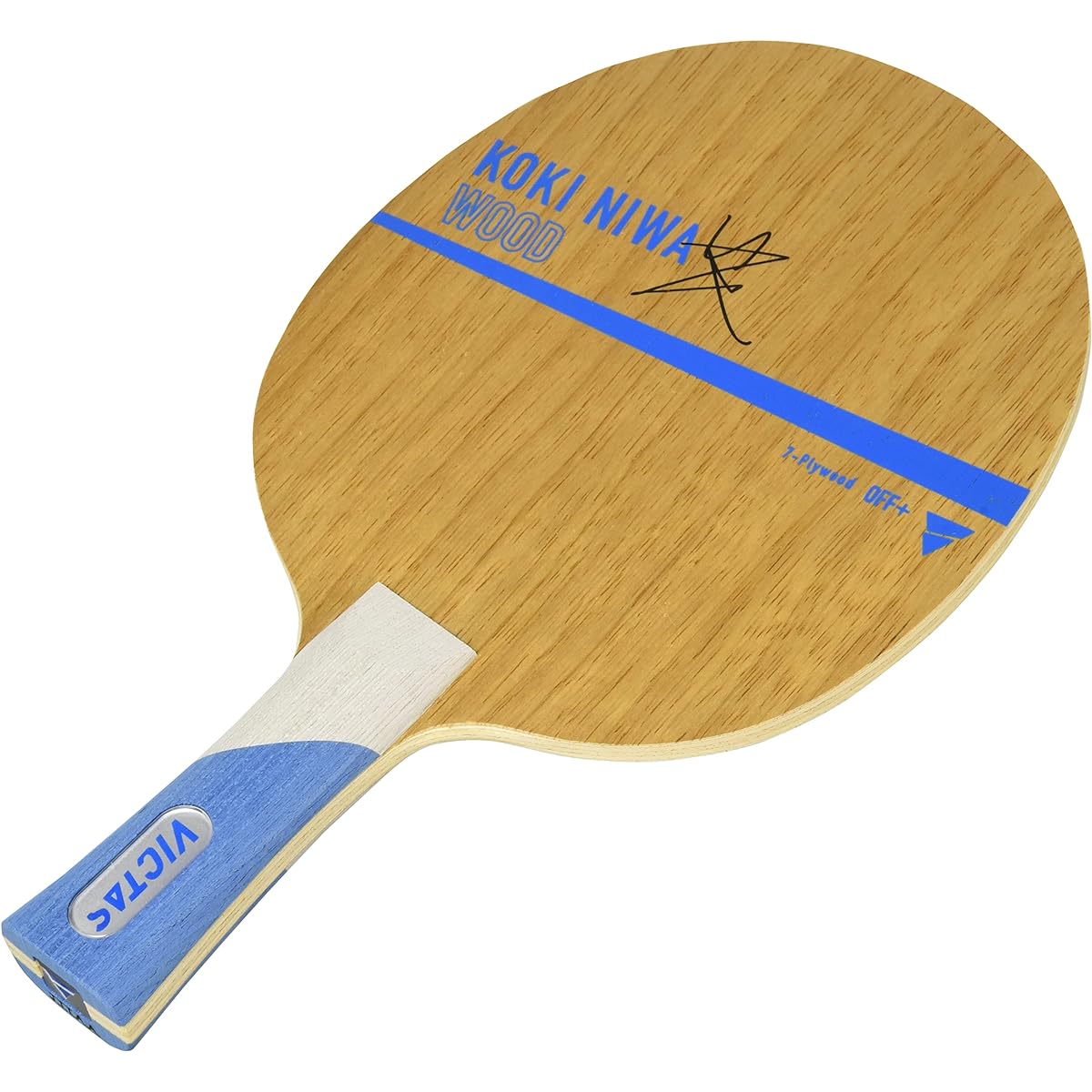 VICTAS Table Tennis Racket Koki Niwa Wood Shakehand Attack 7 Pieces Plywood Single Item/Rubber Set