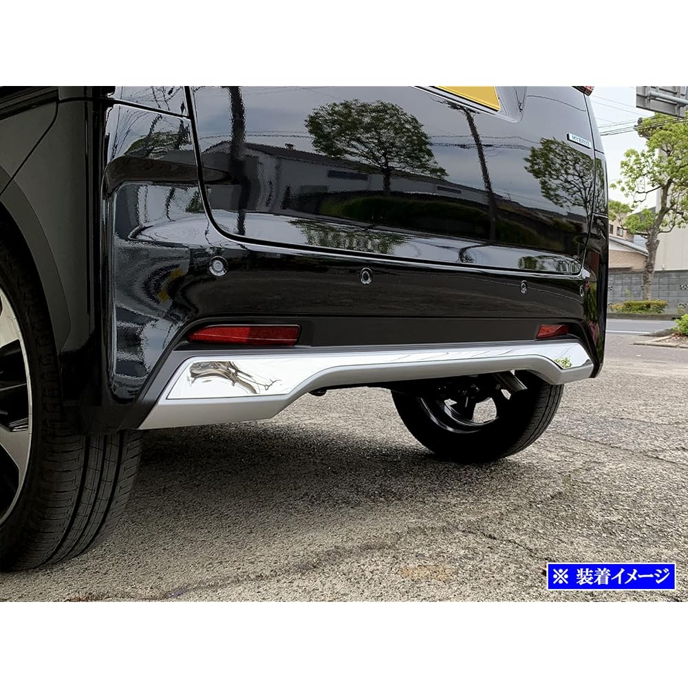 BRIGHTZ Rooks 44 45 47 48 Super mirror stainless steel plated rear bumper under panel [REA-ETC-BIG-023] B44A B45A B47A B48A 46599