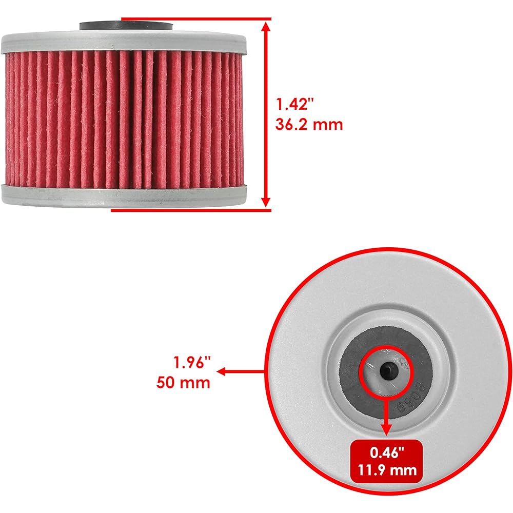 Caltric Oil Filter 3 Pack Honda XR400R XR-400R XR440 1996-2004