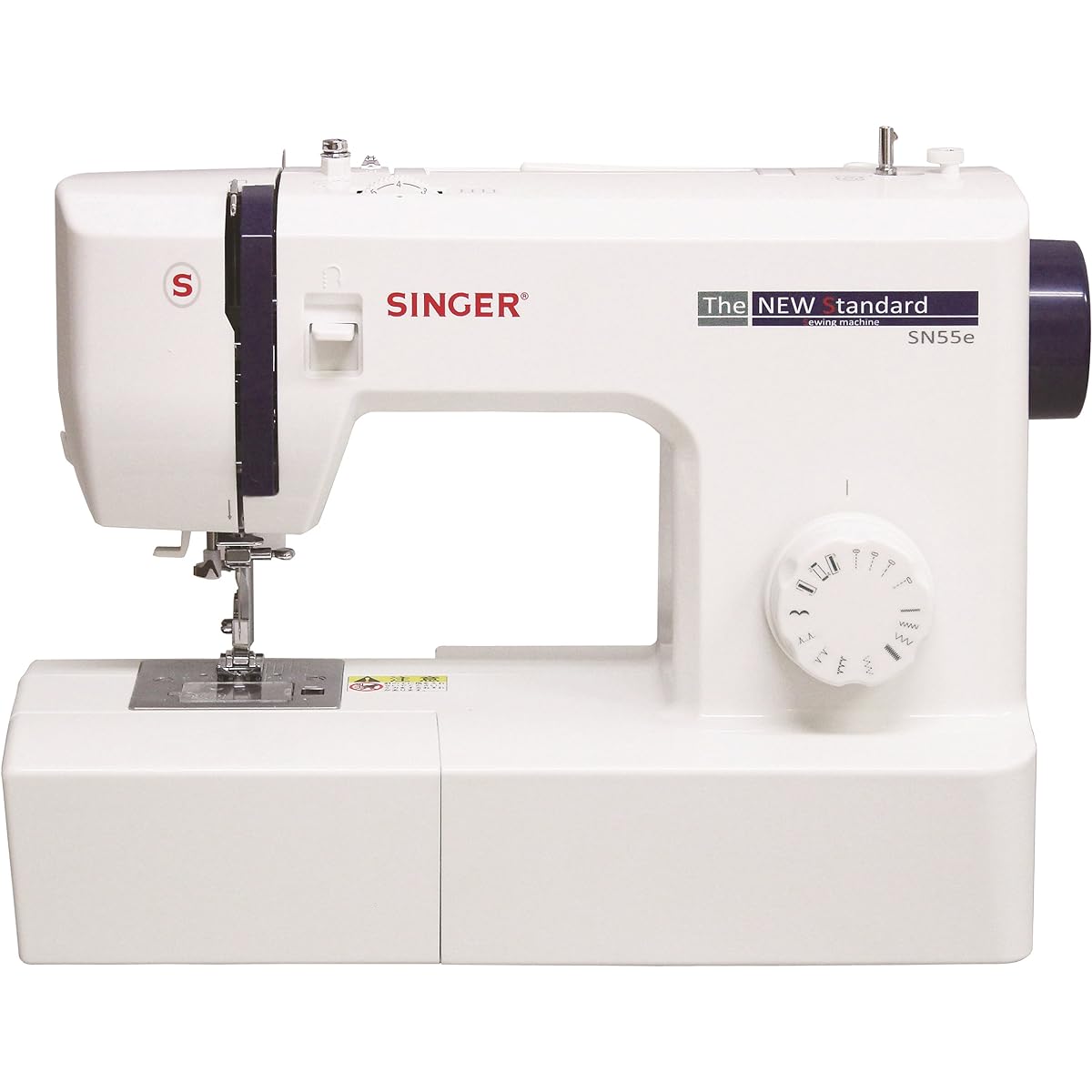 Singer electric sewing machine with foot controller SN55e white