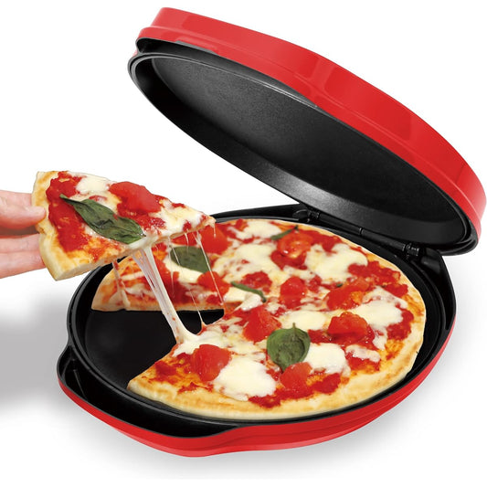 applife Maestro Pizza Maker | Pizza You can make authentic pizza at home Pancakes Gyoza Okonomiyaki Can be cooked in various ways Home use Red