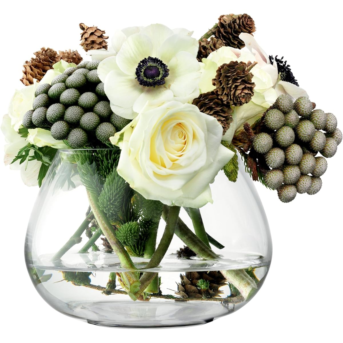 LSA Flower Vase TABLE ARRANGEMENT Clear Height 12cm FLOWER G594-11-301