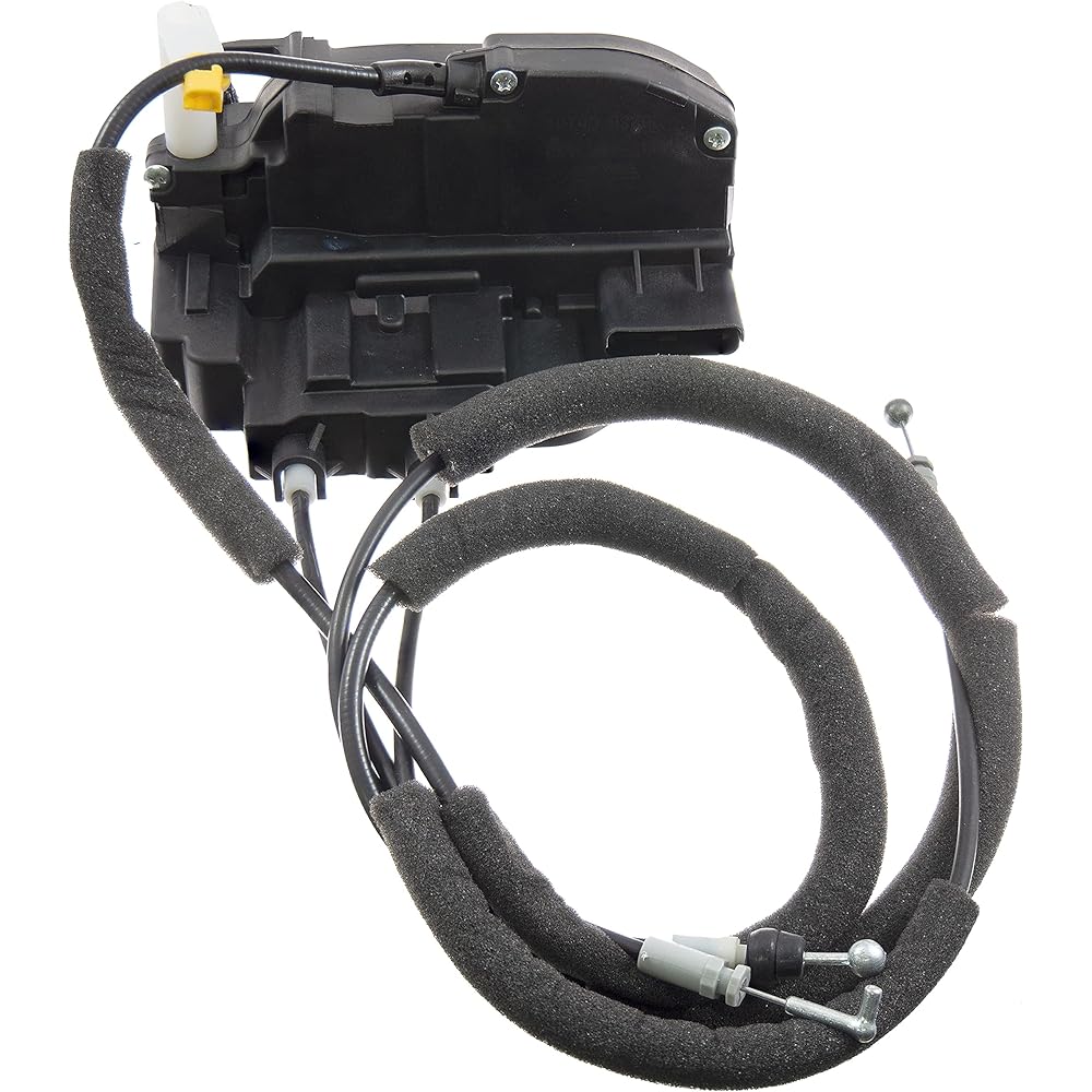 APDTY 048309 Door lock actuator with cable with Nissan Titan manual de arock (for replacement 80501-7S21A, 805017S21A)