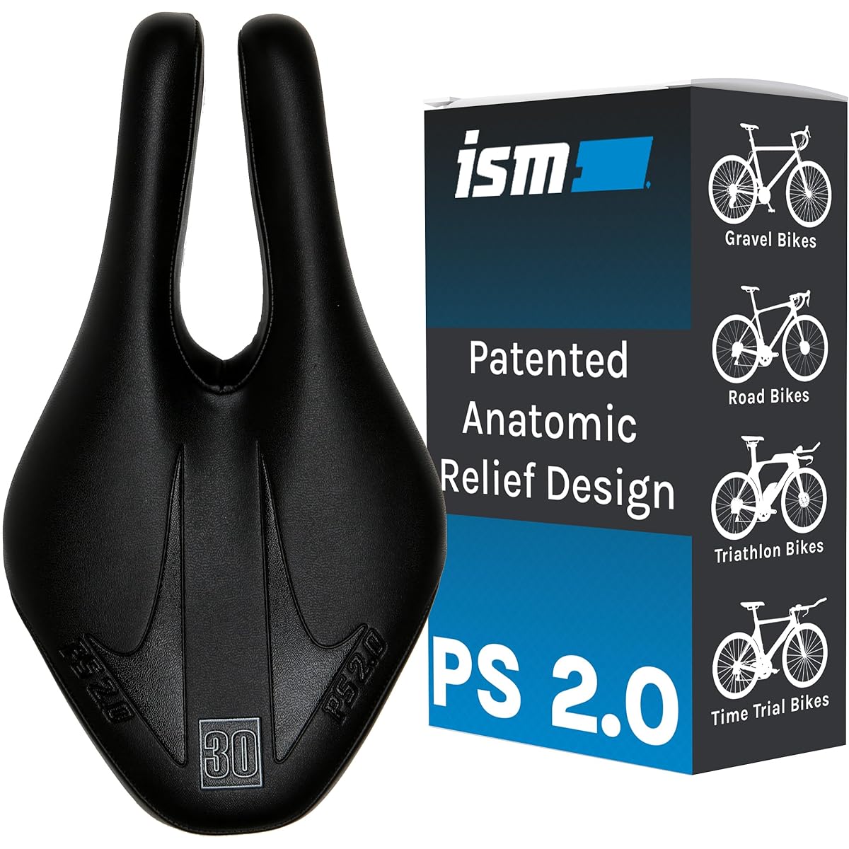 ISM PS 2.0 Saddle (Formerly Adamo Road) Black