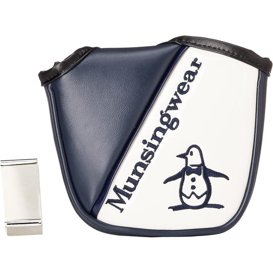 [Munsingwear] Head Cover Putter Cover Magnetic Type Irregular Head Type Golf MQBVJG51 Men's