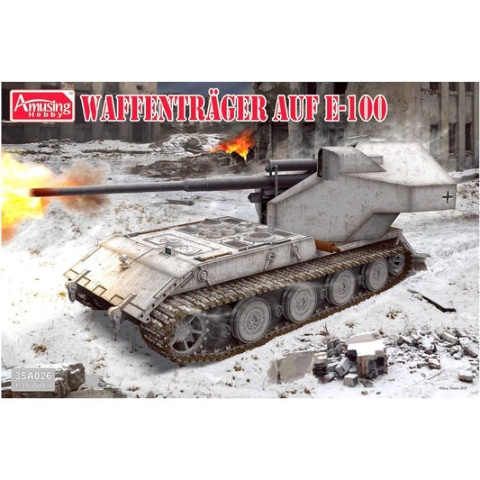 Amusing Hobby 1/35 German Army Waffentrega AUF E-100 Plastic Model AMH35A026