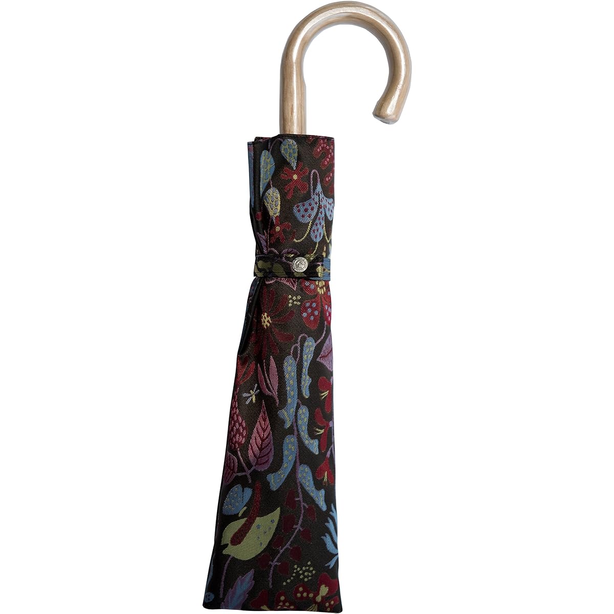 Makita Shoten + Stig Reventri HERBARIUM Women's Folding Umbrella, Scandinavian Design, Luxury Koshu Ori, Made in Japan