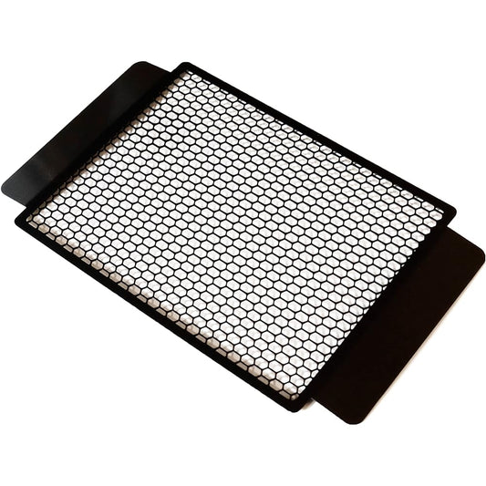 Black Oil Cooler Core Guard MW8 for Harley Davidson Touring Models