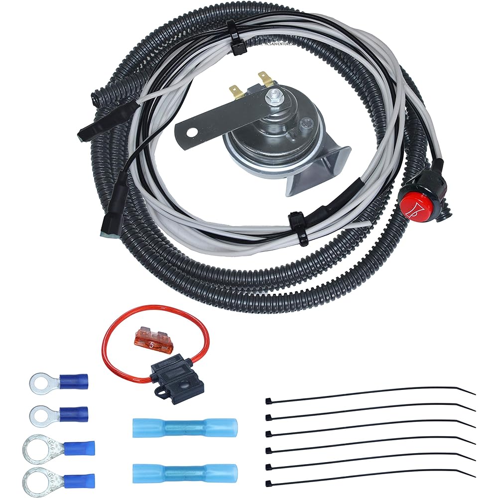 MCSADVENTURES UTV Universal Horn Kit Polaris Ranger, RZR General