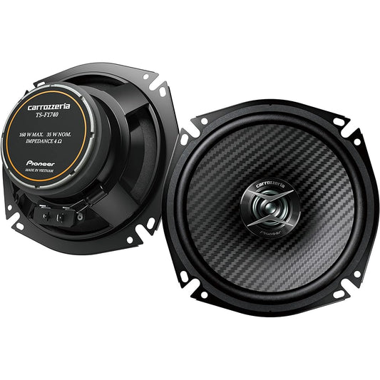 Pioneer Pioneer Speaker TS-F1740-2 17cm Custom Fit Speaker Coaxial 2 Way High Resolution Compatible Carrozzeria