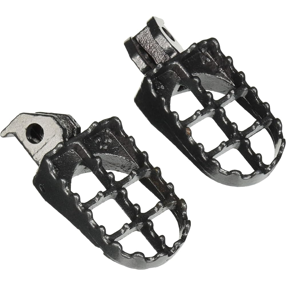 Krator FP005 Blackrest (Honda Motocross Footpegs - CR80R, CR85R, XR250R, XR400R, XR600R and Others (1988-2012) Dirt Bike Stomper Footpegs)