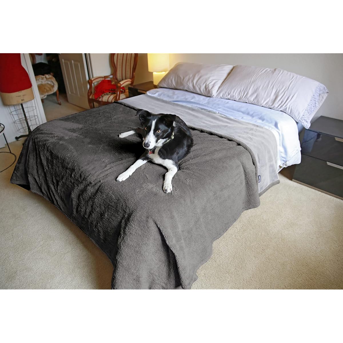 Catalonia Waterproof Cover Bed Double Waterproof Blanket Pet Waterproof Sheet Cat Dog Prevention Pee Mat Baby Tarpaulin Sofa Bed Nursing Care No Pilling Washable 230x200cm