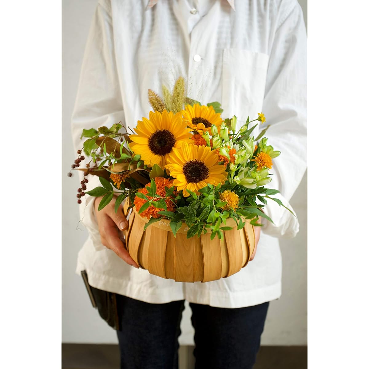 HitoHana Sunflower Arrangement Orange S