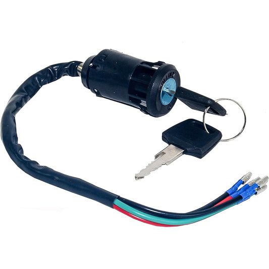 Key Ignition Switch OZ-USA On-Off Motorcycle Dual Sport Dirt Bike ATV Universal Supermoto MX