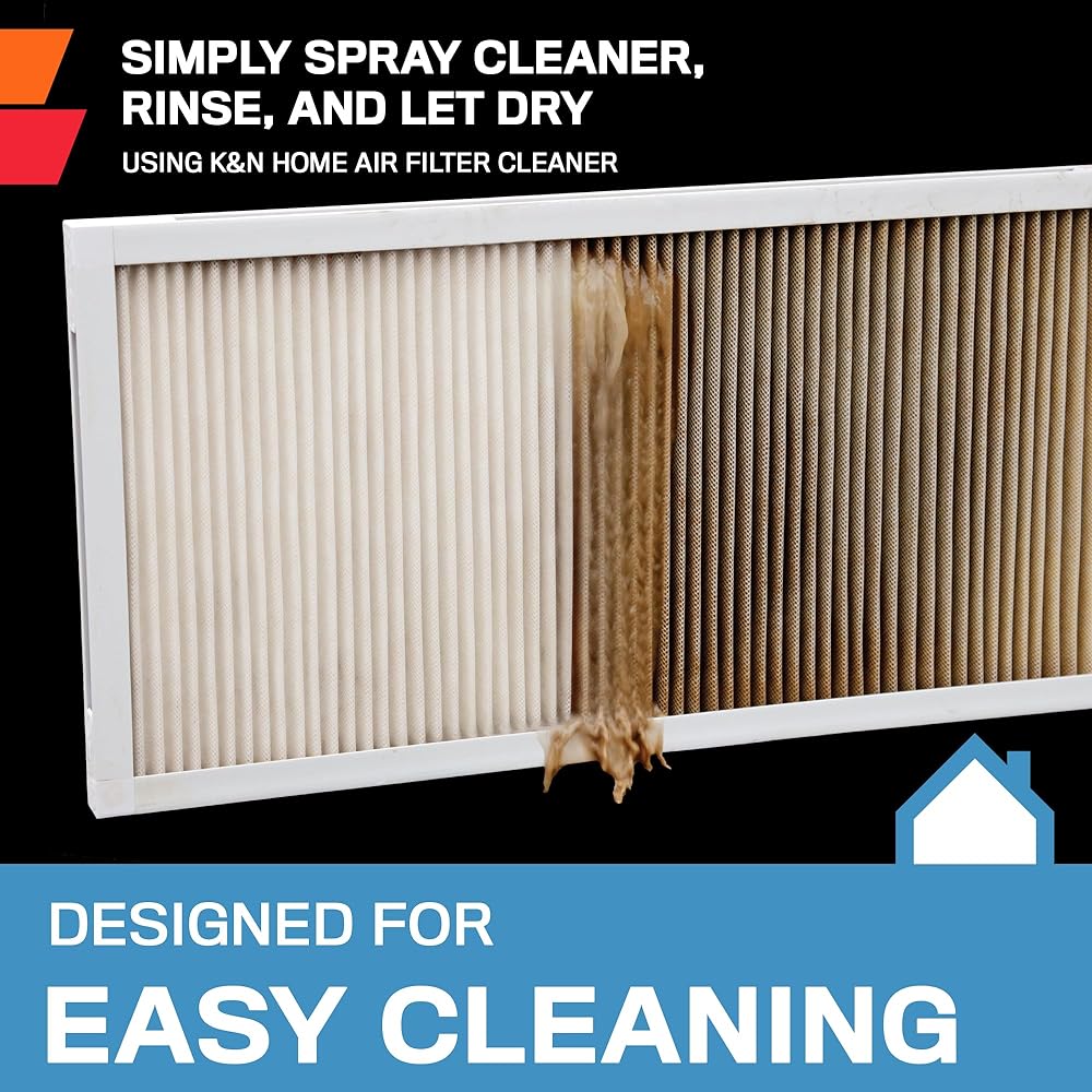 K & N HVC-11020 H HVAC filter 10 x 20 x 1, 1 count (1 pack)