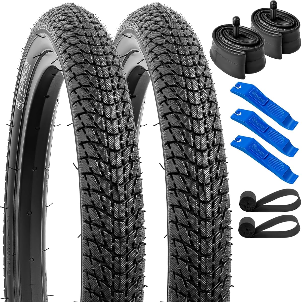 Set of 2, 16 1.75 tires, 16x1.75 47-305 bicycle tires + 16x1.5/1.75 tube American style valve 32mm + rim tape + tire lever, tires 16x1.75, bicycle tires 16x1.75, children's bicycle tires 16 1.75, folding Bicycle tire 16x1.75,Y-1116