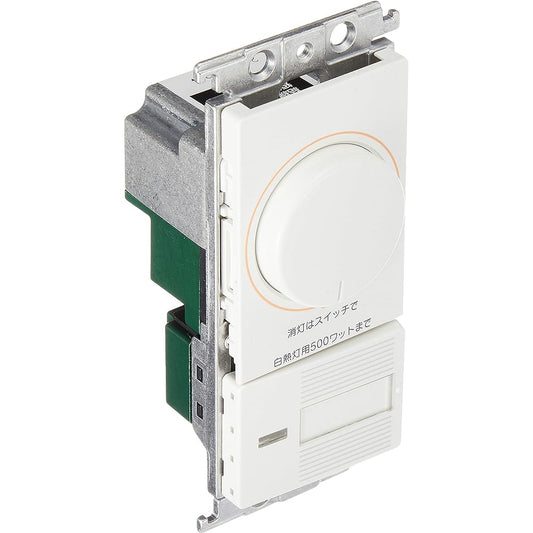 Panasonic Cosmo Series Wide 21 Recessed Dimmer Switch C Firefly Switch C 500W Rotary Type for Incandescent Lights White AC100V 500W WTC57525WK