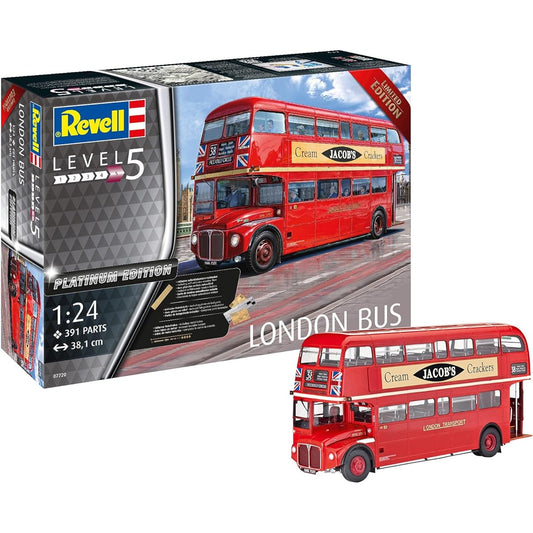 German Level 1/24 London Bus (Platinum Edition) Plastic Model 07720 Molding Color