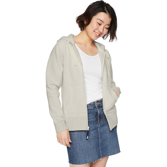[The North Face] Parka Sweatshirt [FW22] Rear View Full Zip Hoodie Women's Organic Cotton
