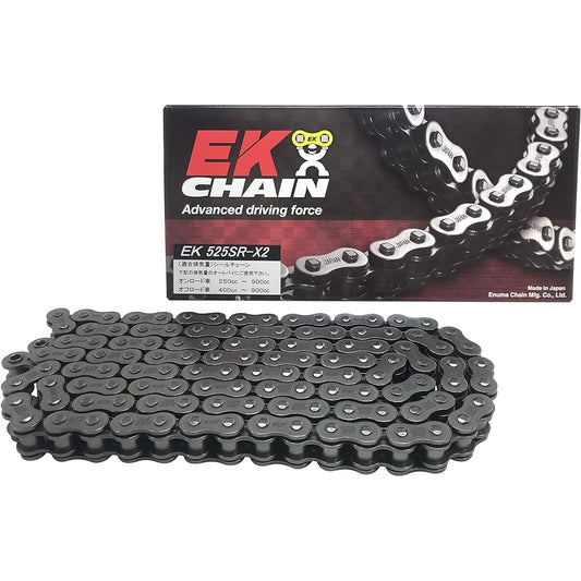 EK (EK) QX Ring Seal Chain 525SR-X2 Steel 108L [Kashime joint]