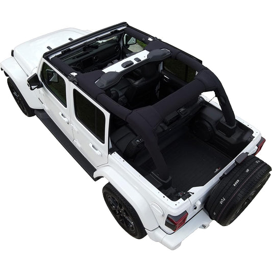 KOVERZ Neoplenrol Barpad Barpad Jeep Wrangler JL Unlimited 4 Door JLU 2018-Current Black