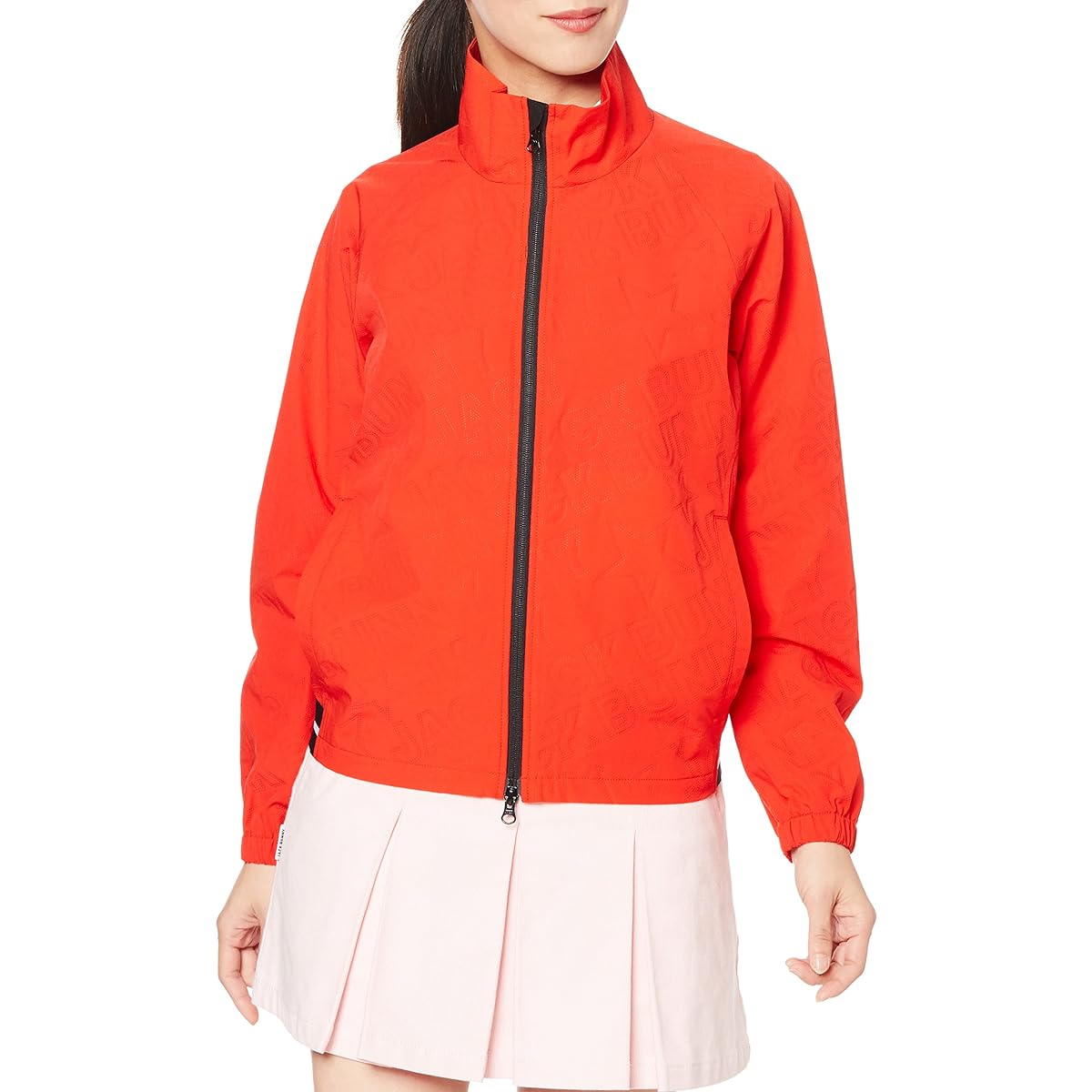 [Jack Bunny] Women's Water Repellent Full Zip Blouson (Nylon Stretch) / Golf Outerwear / 263-2120106