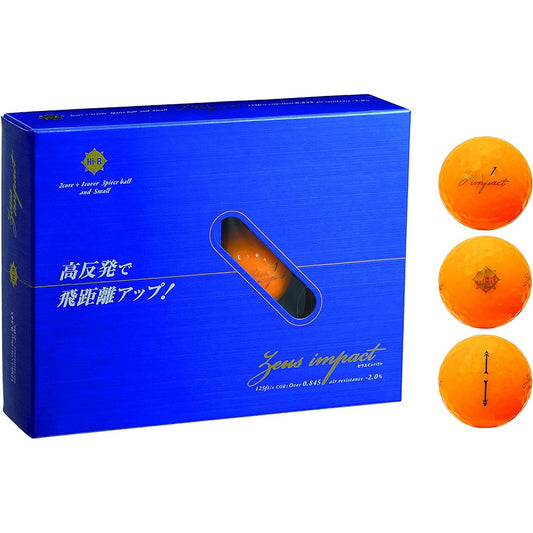 Kasco Golf Ball ZEUSIMPACT2 Zeus Impact High Repulsion