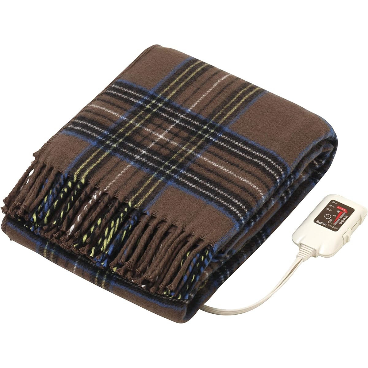 Sugibo [Online mail order limited model] Large size (160 x 120 cm) washable electric throw wide SB20HW01 (CB) Cafe Brown