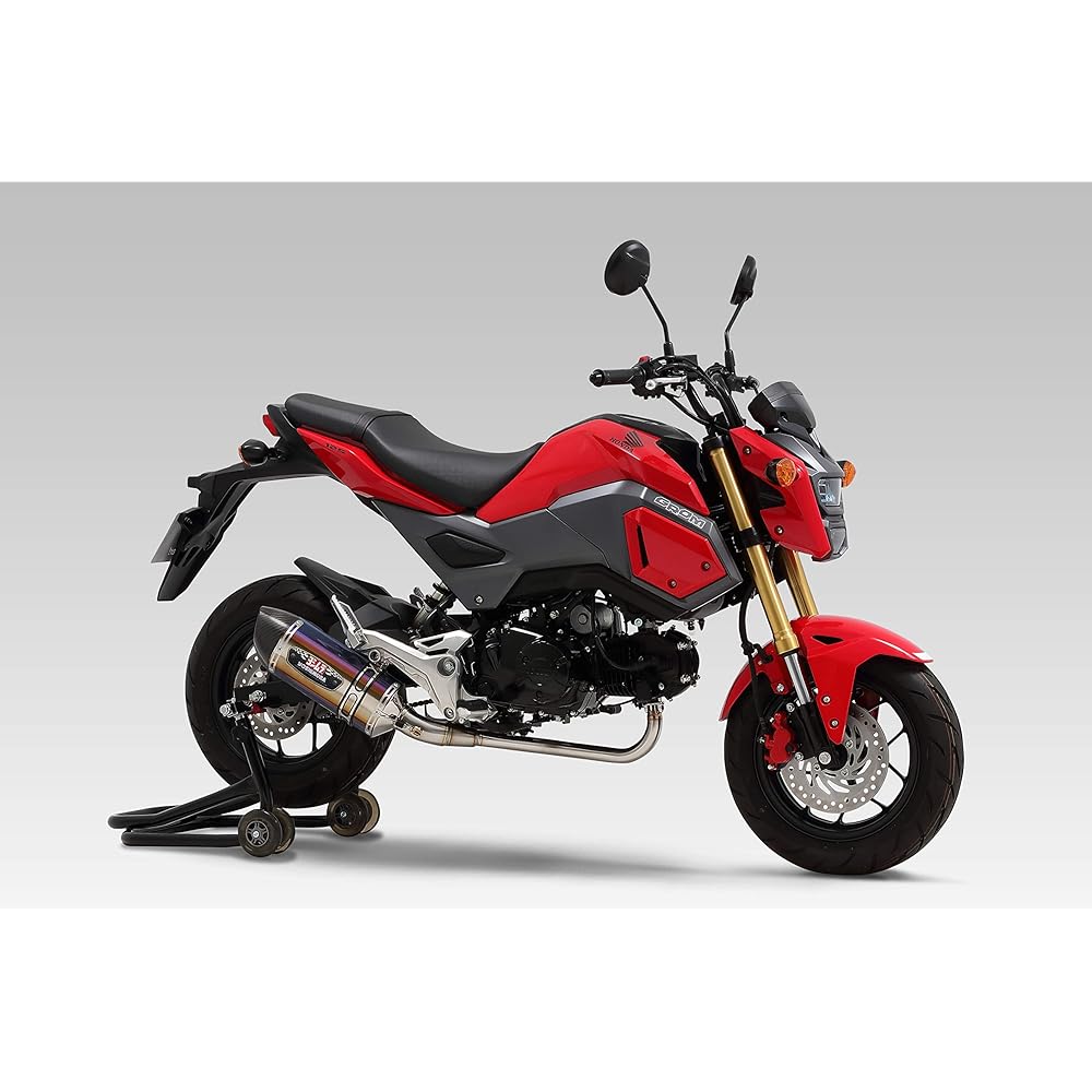 YOSHIMURA Full Exhaust GROM (13-16/17-) R-77S Cyclone Government Certified Mechanical Bent EXPORT SPEC Titanium Carbon End YOSHIMURA 110A-40A-5X82