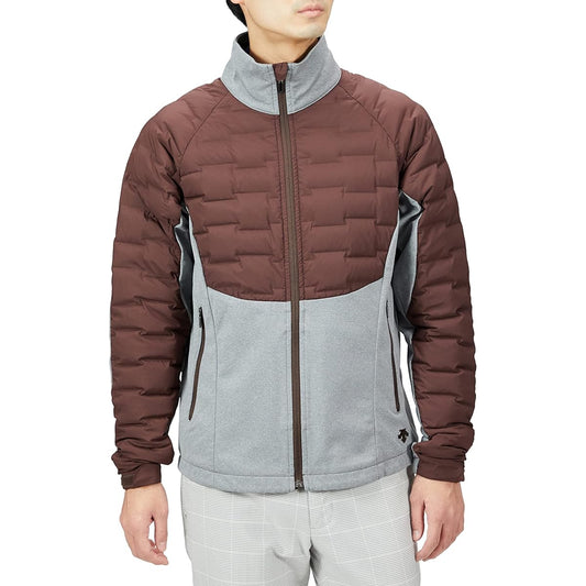 [DESCENTE] 22 Fall/Winter Model Golf Blouson Down Air Pocket Lightweight Stretch Windproof Heat Retention Stylish Recycled Feather ECO Men's