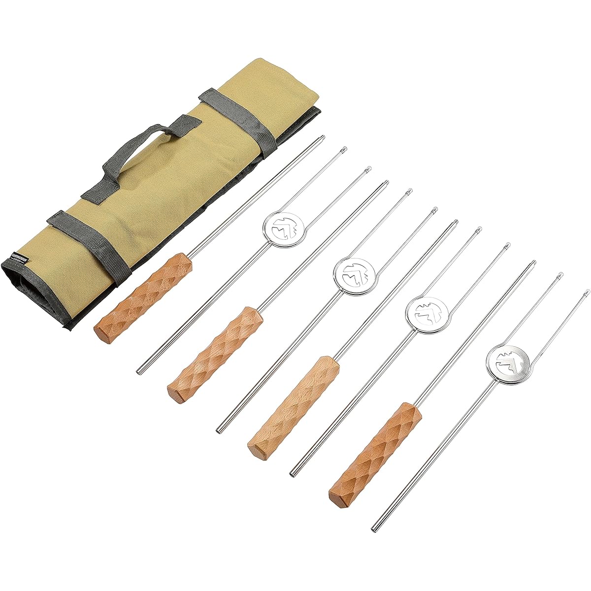 CAMPING MOON Marshmallow S'mores Sticks Bonfire Roasted Barbecue Total Length 90cm Set of 4 MK-4