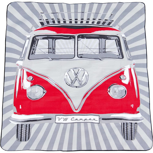 VW Collection Picnic Blanket Samba Stripe Red BUPB01