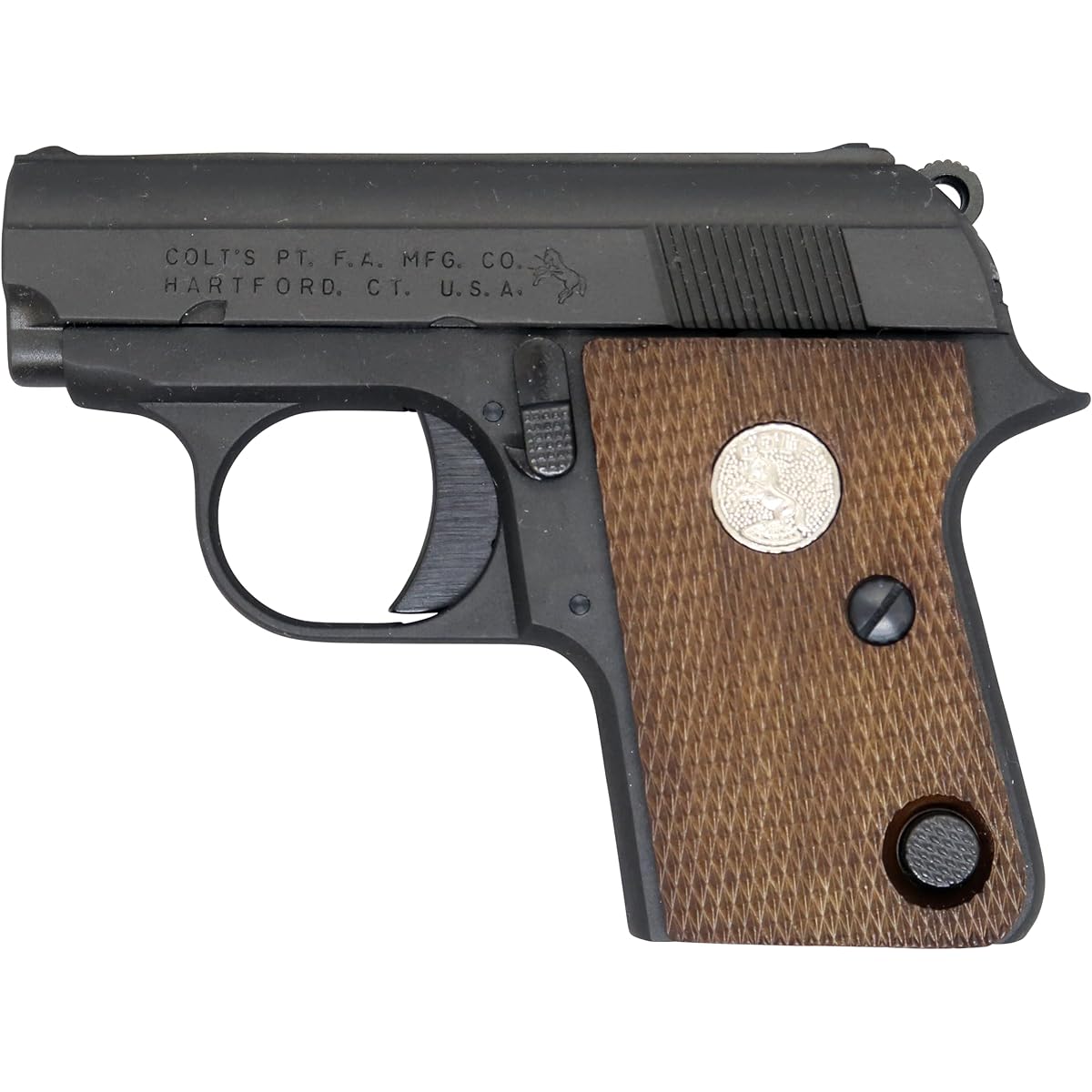 Marushin Colt 25 Auto Black Heavy Weight Model Gun Completed Product Ignition Type