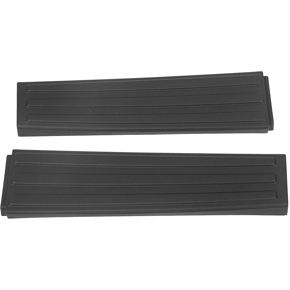 ECOTRIC Flex Step Side Tail Gate Molded End Cap Cover Replacement 9L3Z-9941018-AA 9L3Z-9941018-AA & 9L3Z-9941019-AA 2 Pieces Right & Left Black