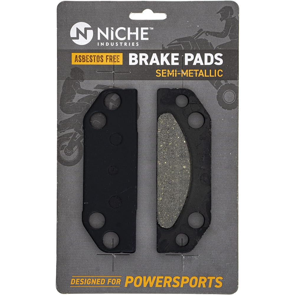 NICHE Parking Brake Pad Set 2203147 Polaris Ranger 500 700 800 900 XP Crew Alloy Steel Semi-Metallic