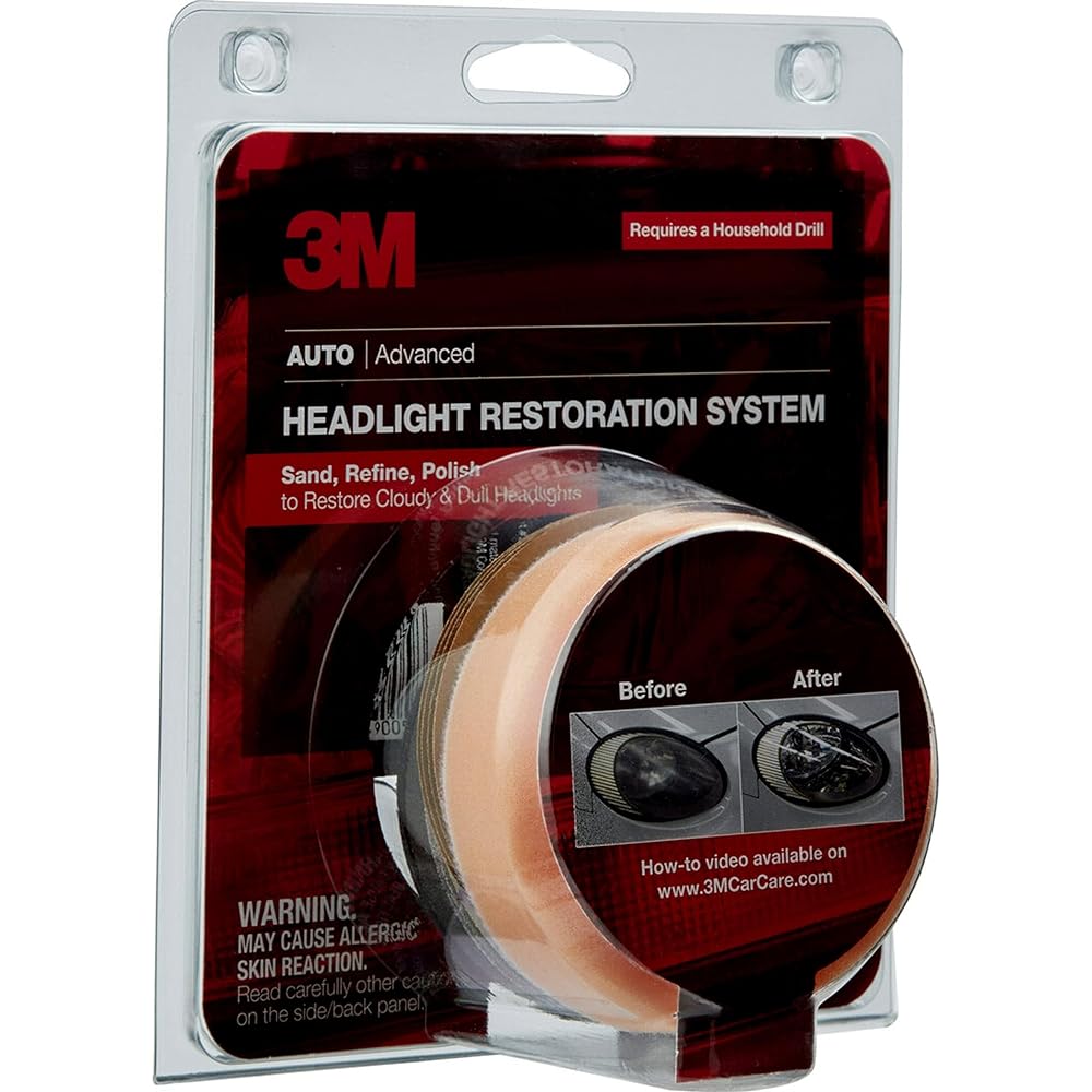 3M 39008 Headlight lens rest Akit 1 Pack 39008