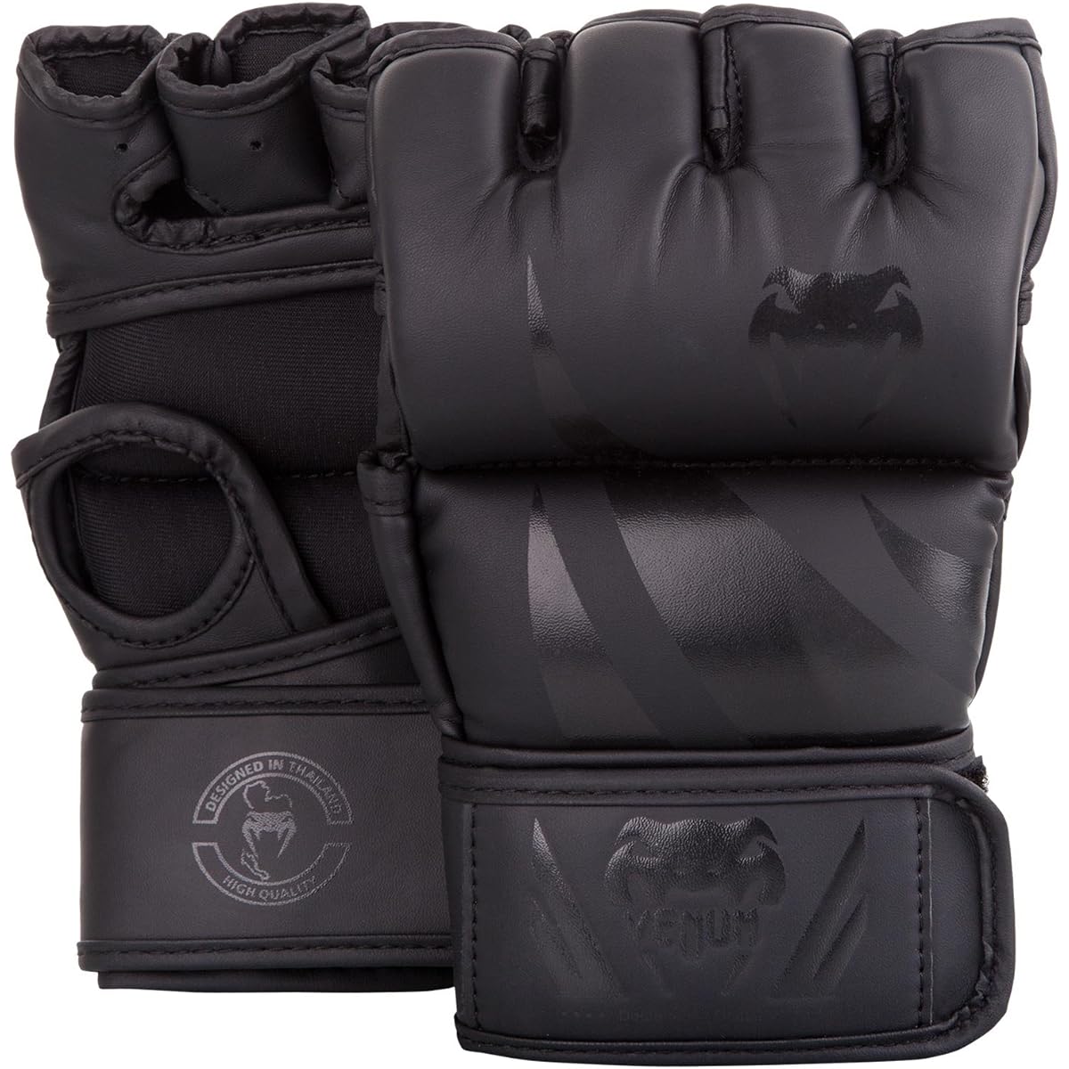 VENUM Thumbless MMA Gloves Without Thumb Challenger - Challenger (Black/Black)