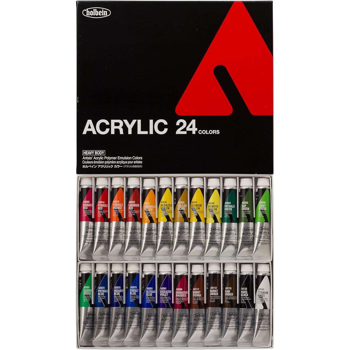Holbein Acrylic Color [Heavy Body] AU995 20ml 24 color set 16995